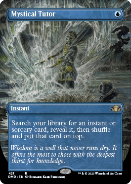 Mystical Tutor Dominaria Remastered Alternate Art